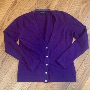 Banana Republic / Purple / v-neck cardigan / XL